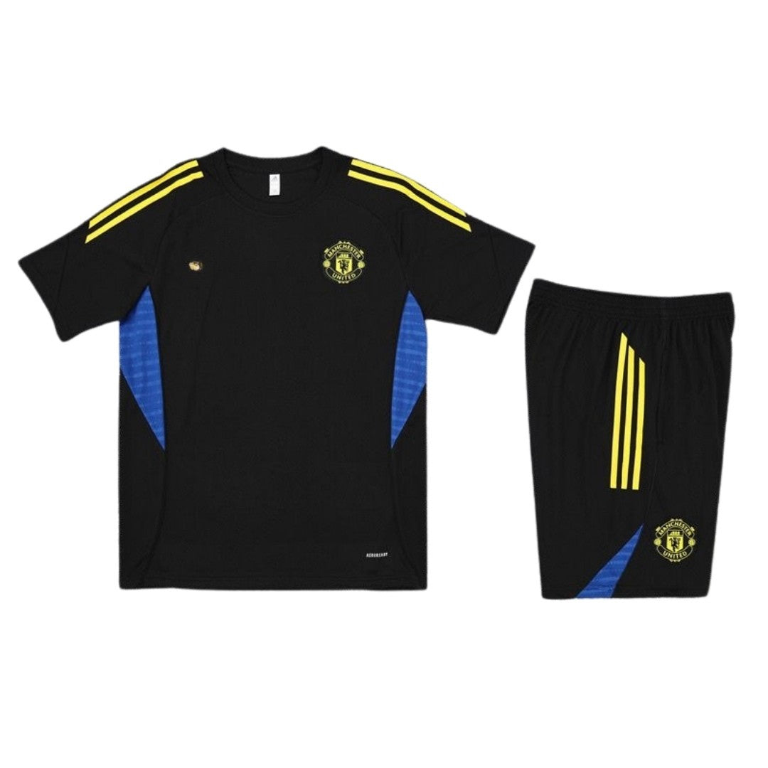 Manchester UTD Black/Blue Training Set