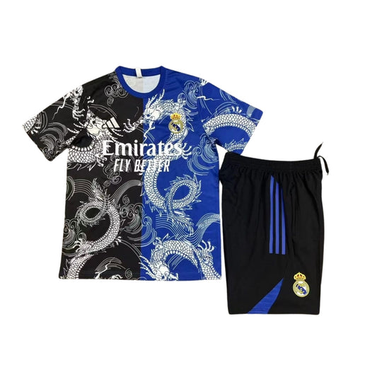 Real Madrid Black/Blue Trainingsset