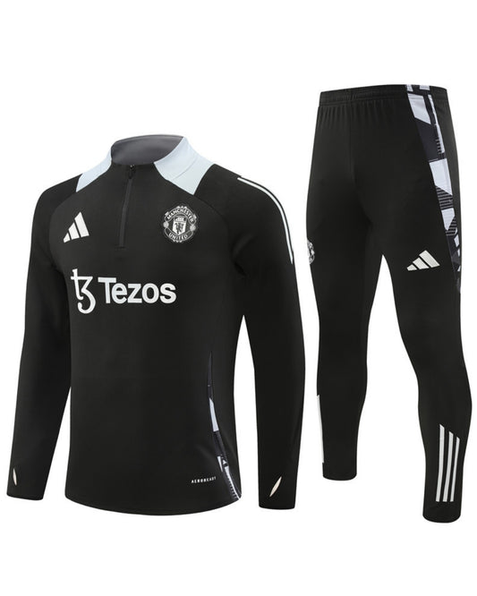 Manchester Utd Black/Gray Tracksuit