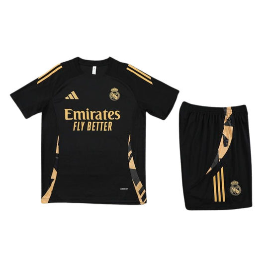 Real Madrid Black/Gold Trainingsset