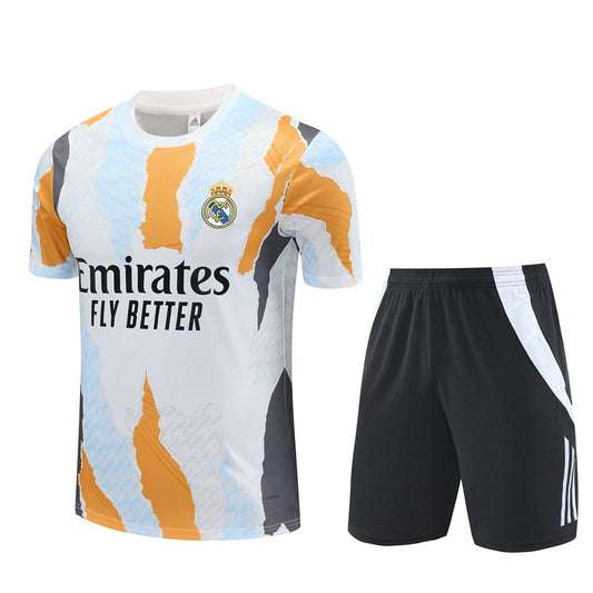 Real Madrid White/Yellow/Blue Trainingsset